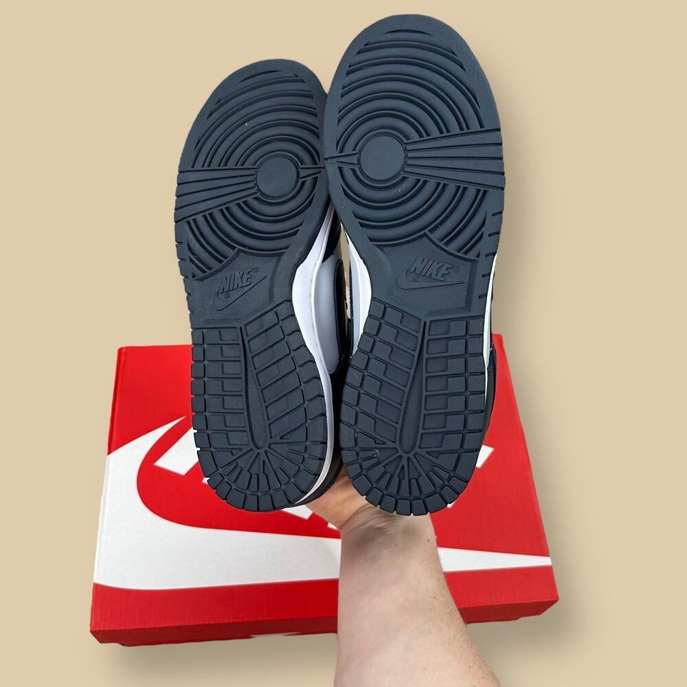 Vintage Y2K Nike Dunk Low Mens 10 Georgetown Navy Blue Grey Shoes DD1391-003 NWT - Picture 7 of 10